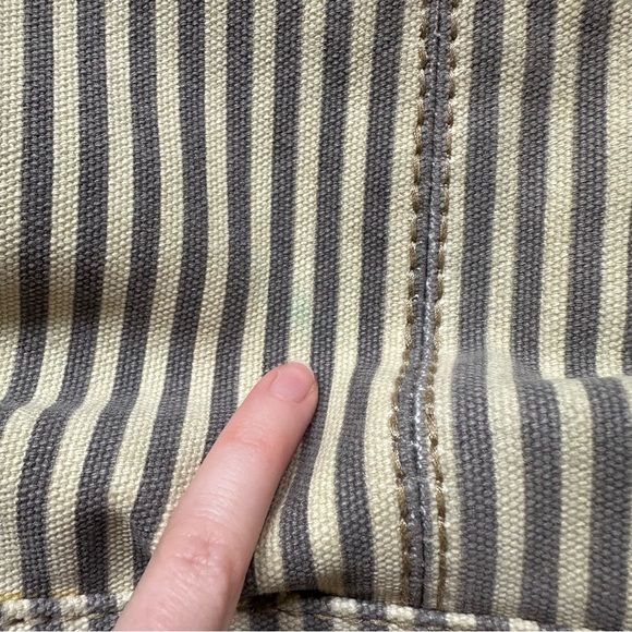 Fossil Striped Canvas Tote Bag - Picture 7 of 16